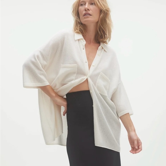 NakedCashmere Sweaters - Naked cashmere Rue button up top